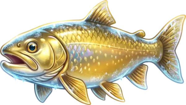 Goldscale the Lake King — a colossal gold-flanked lake trout