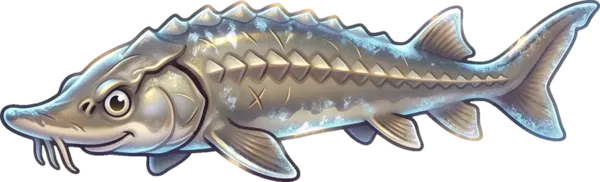Old Ironjaw the Sturgeon — an ancient armored river giant