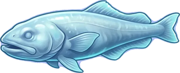 The Pale Leviathan — legendary eyeless deep-ice fish